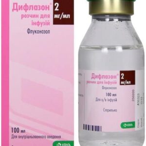 Diflazon (fluconazole) solution for infusions 2 mg/ml. 100 ml. №1 vial