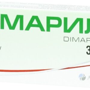 Dimaril (glimepiride) tablets 3 mg. №30