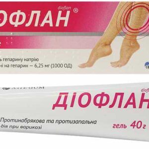 Dioflan (heparin) gel 1000 40 g. tube №1