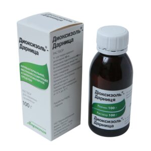 Dioxizol (dioxydine, lidocaine hydrochloride) 100 g. vial