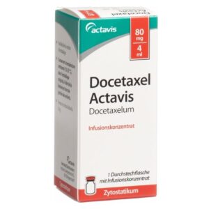 Docetaxel Amaxa (docetaxel) concentrate for solution for infusions 20 mg/ml. 4 ml. (80 mg.) vial