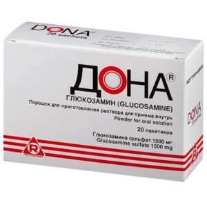 Dona (glucosamine sulfate) powder for oral use 1500 mg. sackets №20