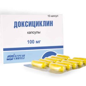 Doxiciclin (doxycycline) capsules 0.1 №10