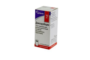 Doxorubicin Amaxa (doxorubicin) solution for injections 2 mg/ml. 25 ml. vial №1