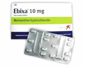 Ebixa (memantine) coated tablets 10 mg. №28