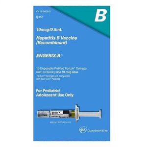 Engjerix-V (HBsAg) for adults 1 ml. 20 mcg. №10 vial