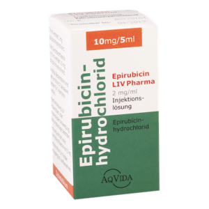 Epirubicin Amaxa (epirubicin) solution for injections 2 mg/ml. 5 ml. vial №1