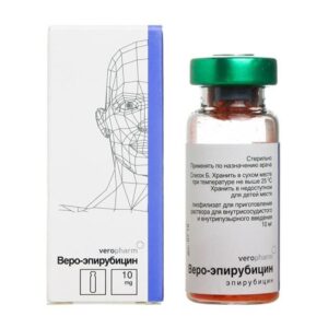 Epirubicin Medak (epirubicin) solution for injections 2 mg/ml. vial 10 ml.