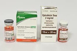 Epirubicin Medak (epirubicin) solution for injections 2 mg/ml. vial 25 ml.