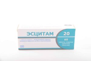 Escitam (escitalopram) 20 coated tablets 20 mg. №60