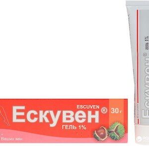 Escuven (aescin) gel 1% 30 g.