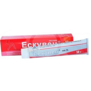 Escuven (aescin) gel 1% 50 g.