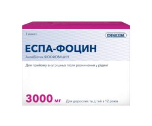 Espa-Focin (fosfomycin) powder 3000 mg. sackets 8g. №1