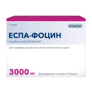 Espa-Focin (fosfomycin) powder 3000 mg. sackets 8g. №1