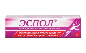 Espol ointment 30 g. tube for external use