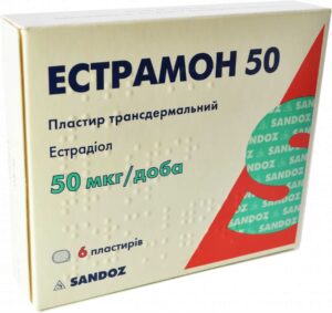 Estramon (estradiol) 50 transdermal patch 4 mg. №6