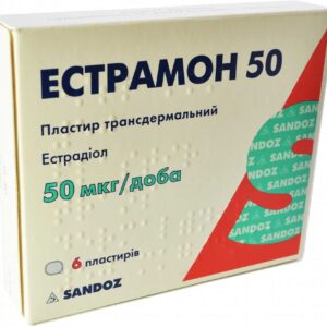 Estramon (estradiol) 50 transdermal patch 4 mg. №6