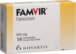 Famvir (famciclovir) coated tablets 500 mg. №14