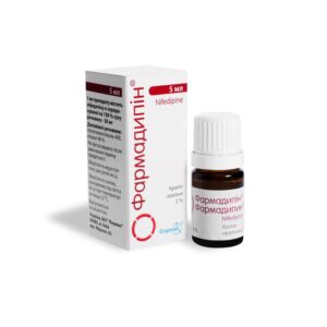 Farmadipin (nifedipine) oral drops 2% 5 ml.