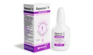 Farmazolin N (xylometazoline hydrochloride) nasal spray 1 mg/ml. 15 ml.