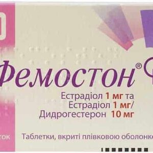 Femoston (estradiol) coated tablets 1 mg/10 mg. №56