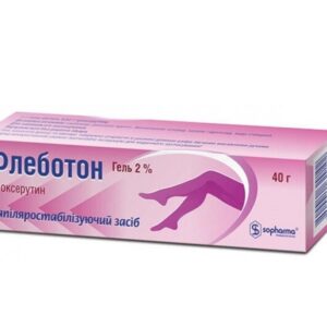 Fleboton (troxerutin) gel 2% 40 g. tube №1