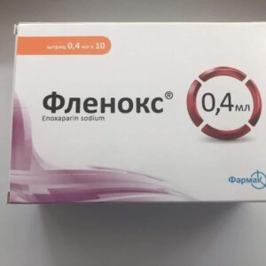 Flenox (enoxaparin sodium) solution for injections 4000ME/0.4 ml. №10 syringe