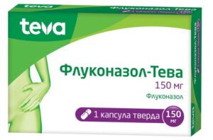 Fluconazol-TEVA (fluconazole) hard capsules 150 mg. №1