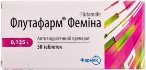 Flutafarm Femina (flutamide) tablets 0.125 g. №50