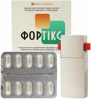 Fortix (formoterol) powder for inhalation caps.12 mcg. №60