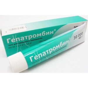 Gepatrombin gel 30000 IU 40 g.