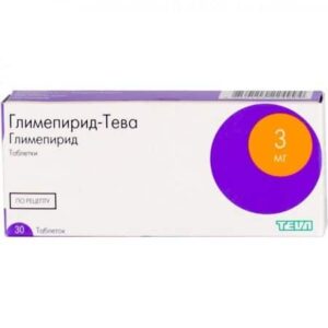 Glimepirid-TEVA tablets 3 mg. №30