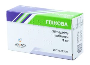 Glinova tablets 3 mg. №30