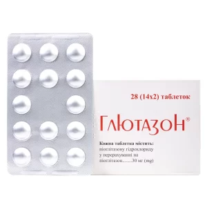 Gliutazon tablets 30 mg. №28