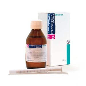 Groprinozin syrup 250 mg/5 ml. 150 ml. vial №1