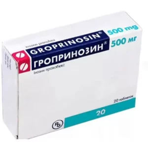 Groprinozin tablets 500 mg. №20