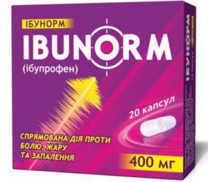 Ibunorm capsules 400 mg. №10