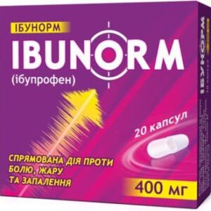 Ibunorm capsules 400 mg. №10