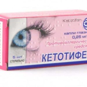 Ketotifen eye drops 0.025% 5 ml.