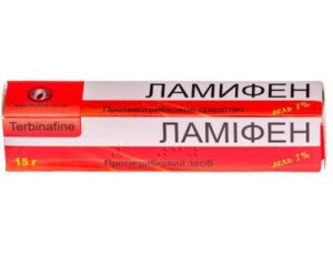 Lamifen gel 1% 15 g. tube