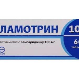 Lamotrin-100 tablets 100 mg. №60