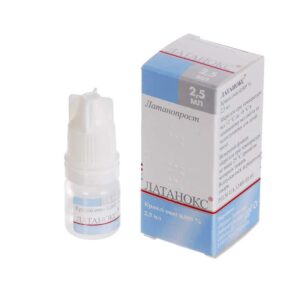 Latanox eye drops 0.005% 2.5 ml. №1 vial