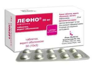 Lefno coated tablets 20 mg. №30