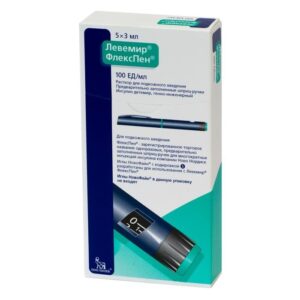 Levemir FlexPen solution for injections 100 IU/ml. 3 ml. syringe №5