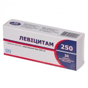 Levicitam 250 coated tablets 250 mg. №30