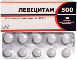 Levicitam 500 coated tablets 500 mg. №30