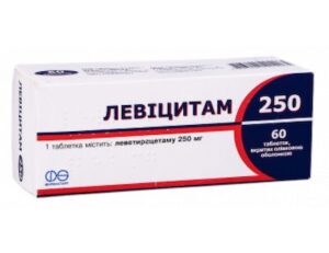 Levicitam 250 coated tablets 250 mg. №60