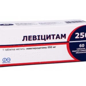 Levicitam 250 coated tablets 250 mg. №60