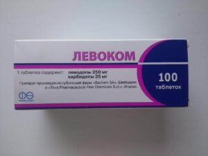 Levocom tablets 250 mg/25 mg. №100