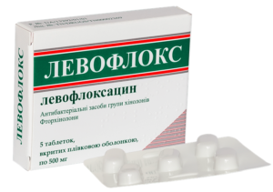 Levoflox coated tablets 500 mg. №5